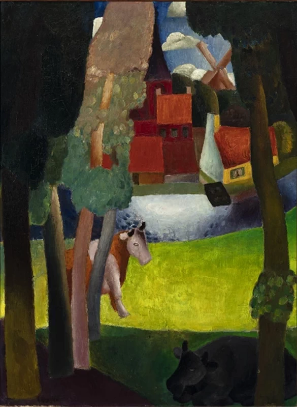 Paesaggio a Deurle, 1923